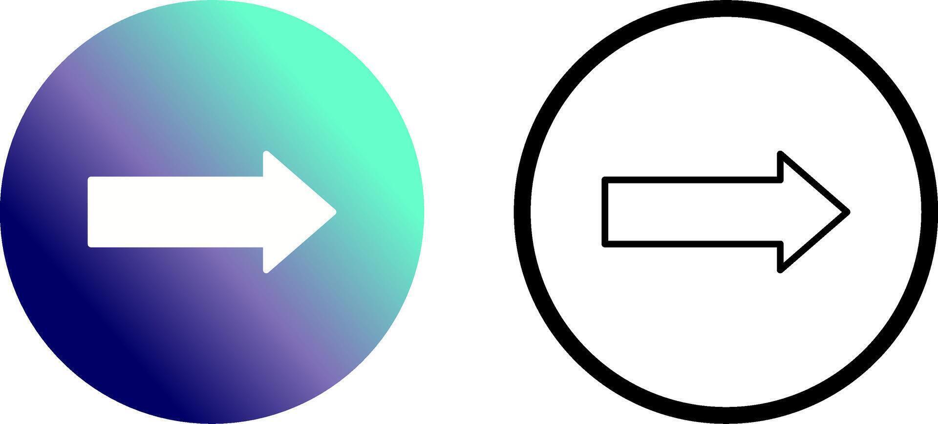 Arrow Right Vector Icon