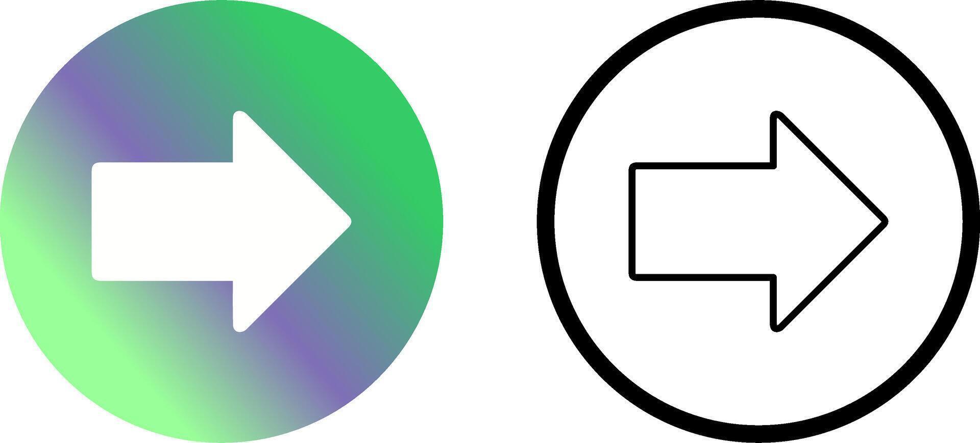 Right Vector Icon