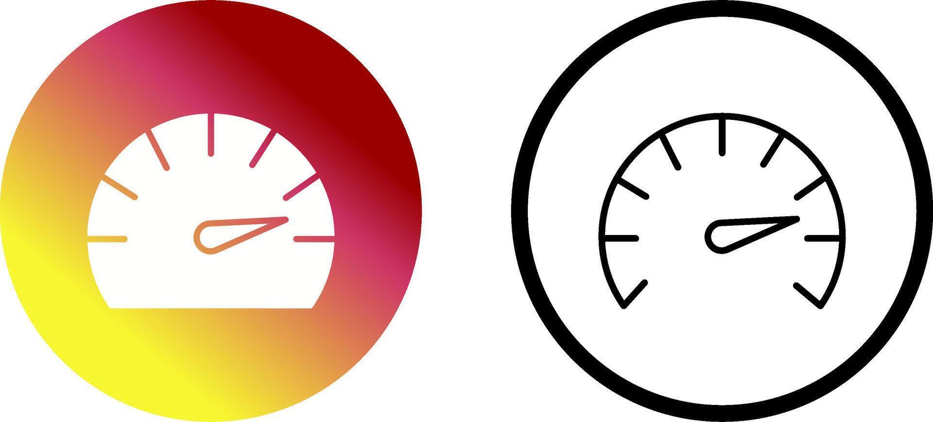 Speedometer Vector Icon