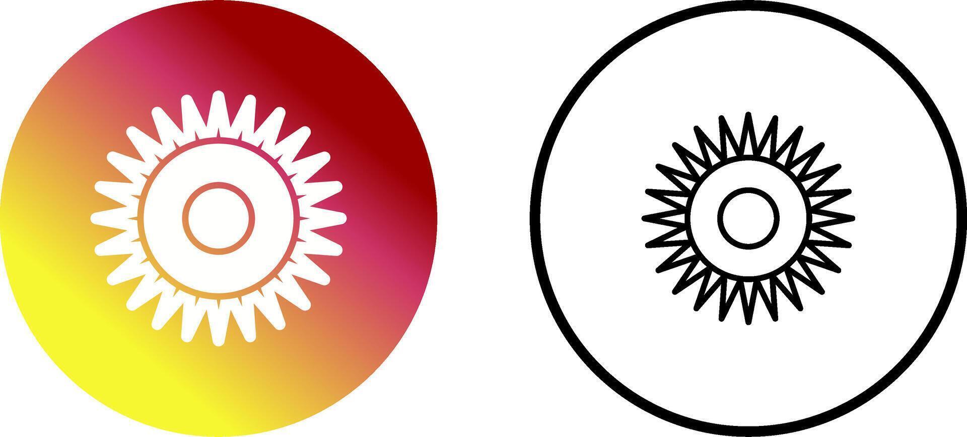 Optical Radiation Vector Icon