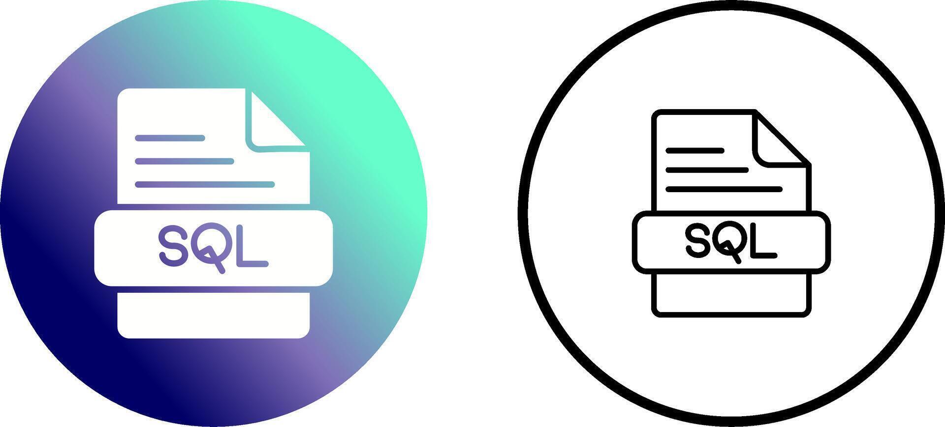 SQL Vector Icon 42479246 Vector Art at Vecteezy