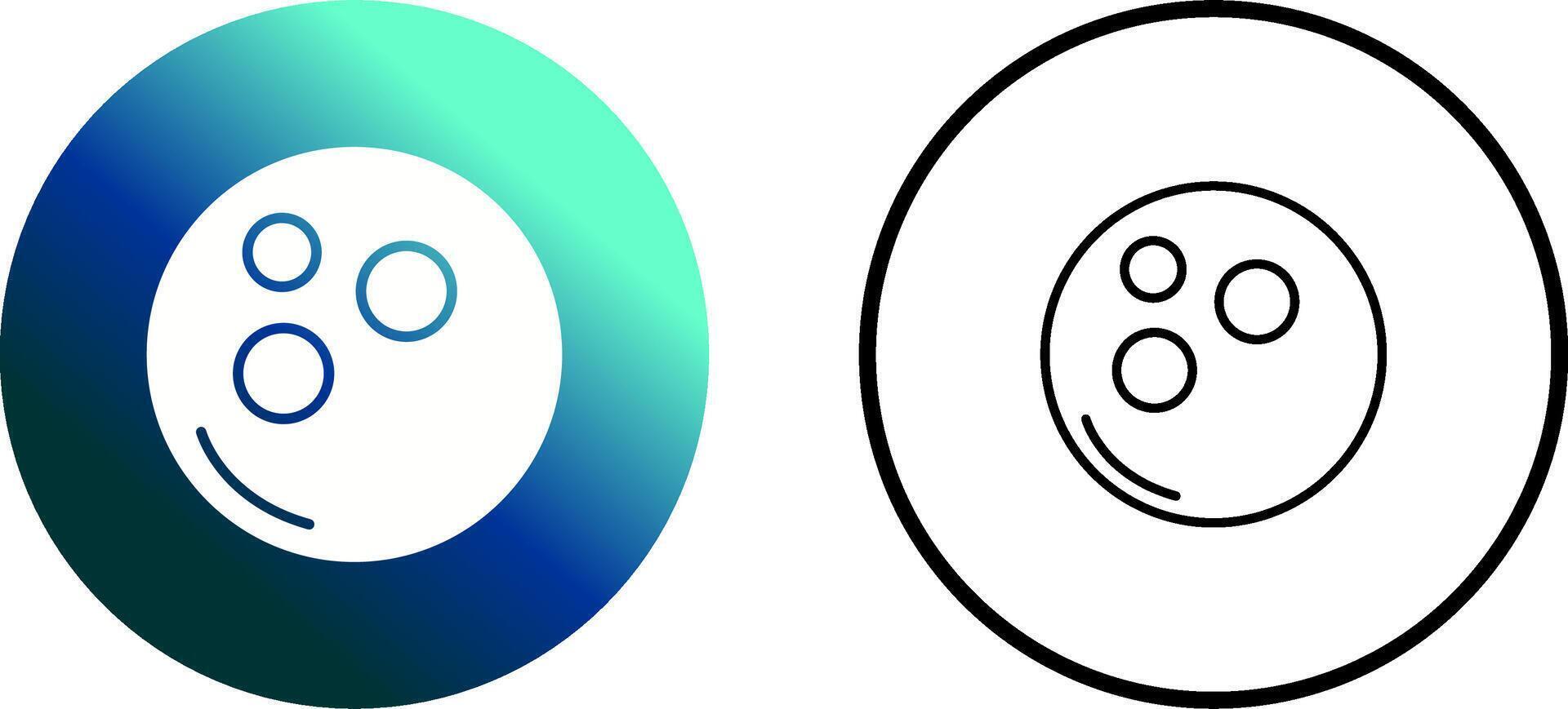 Bowling Ball Vector Icon
