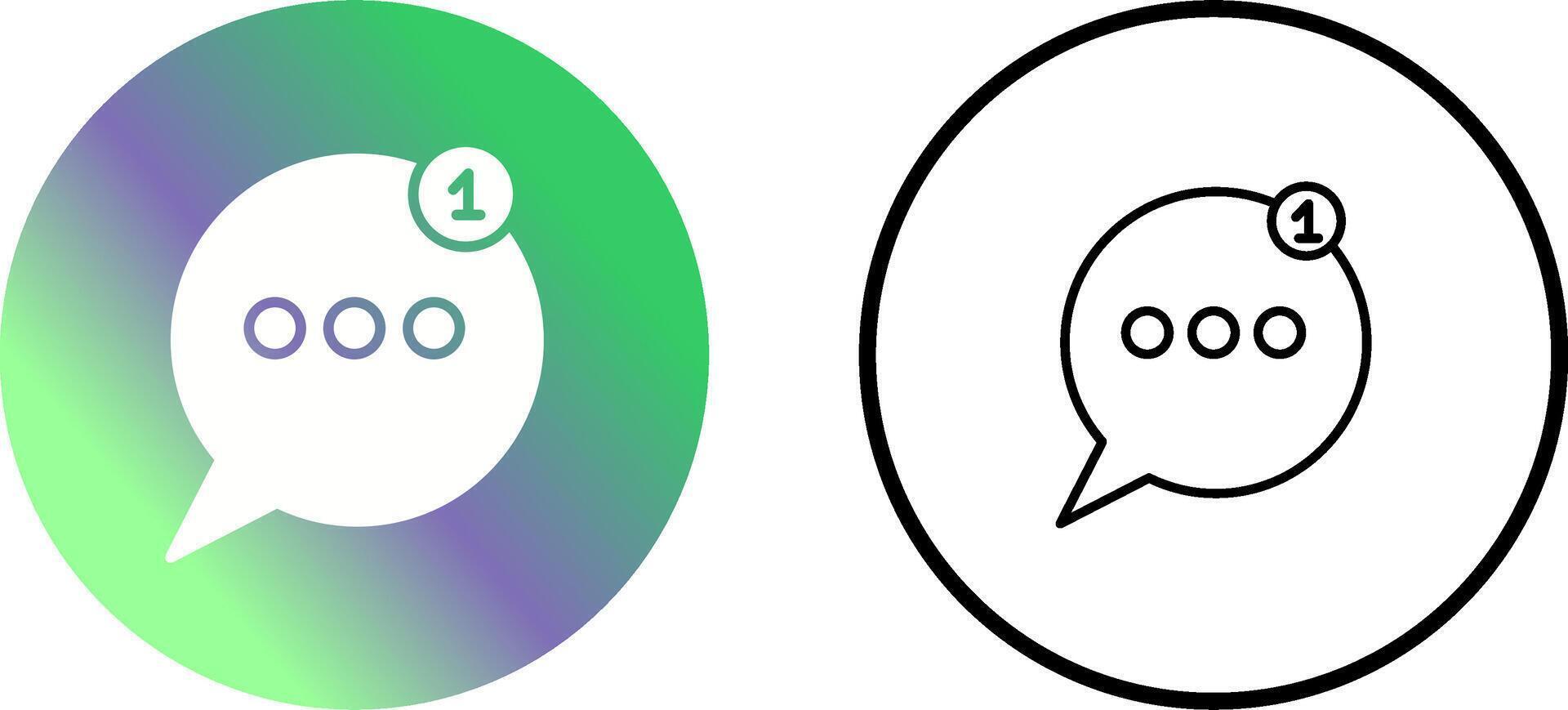 Message Bubbles Vector Icon