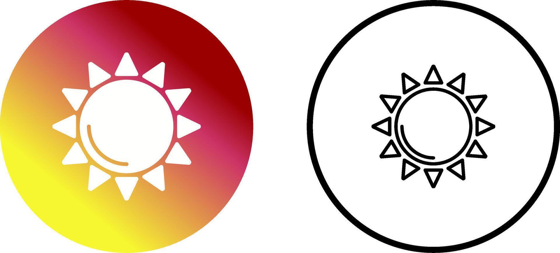 Sun Vector Icon