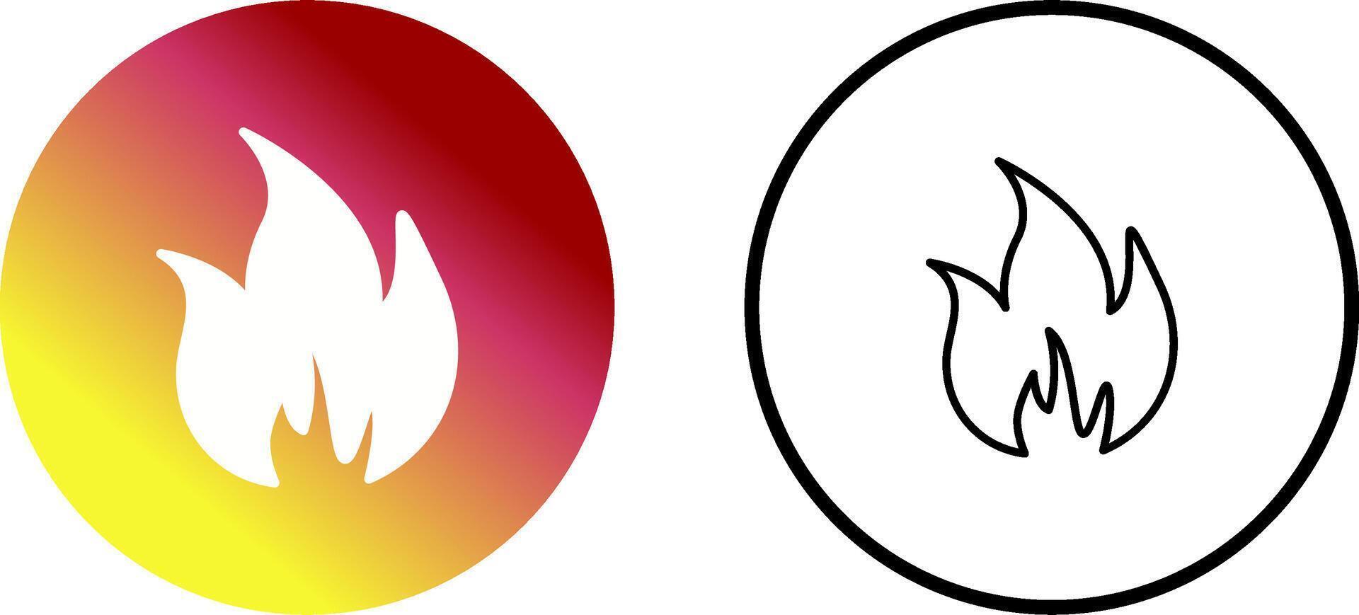 Flame Vector Icon