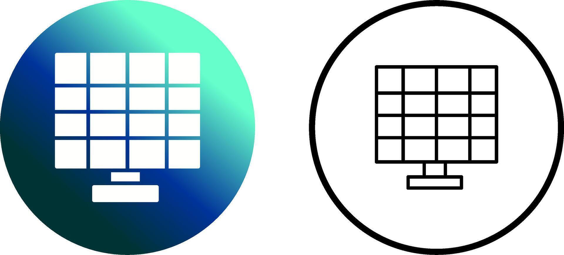 Solar Panel Vector Icon