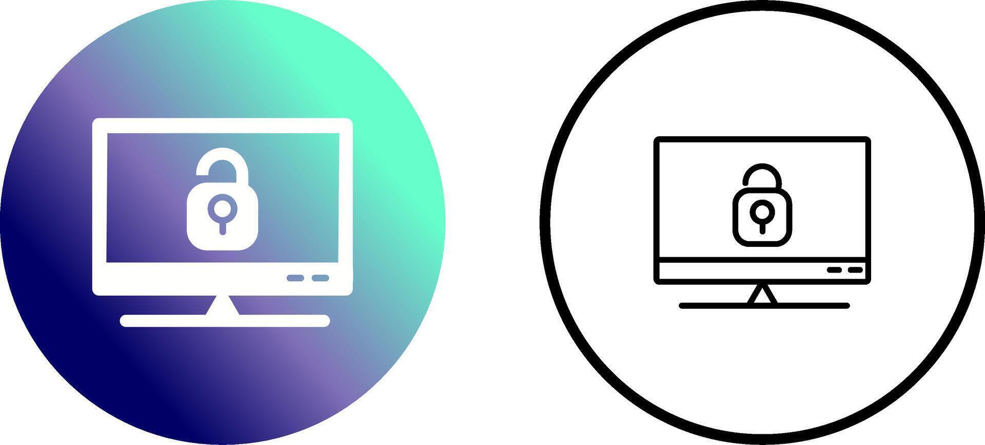 Closed Access Vector Icon