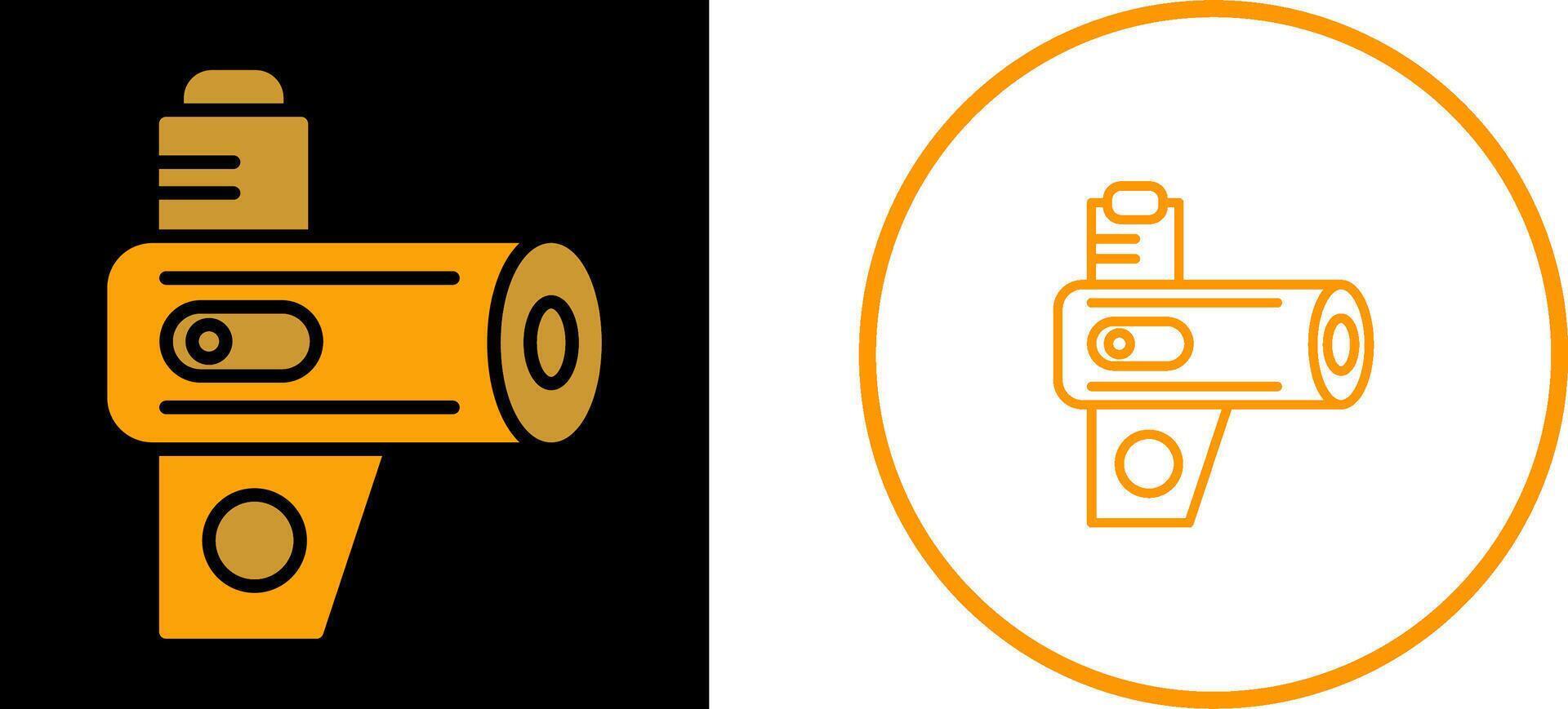 Portable Forced Air Heat Vector Icon