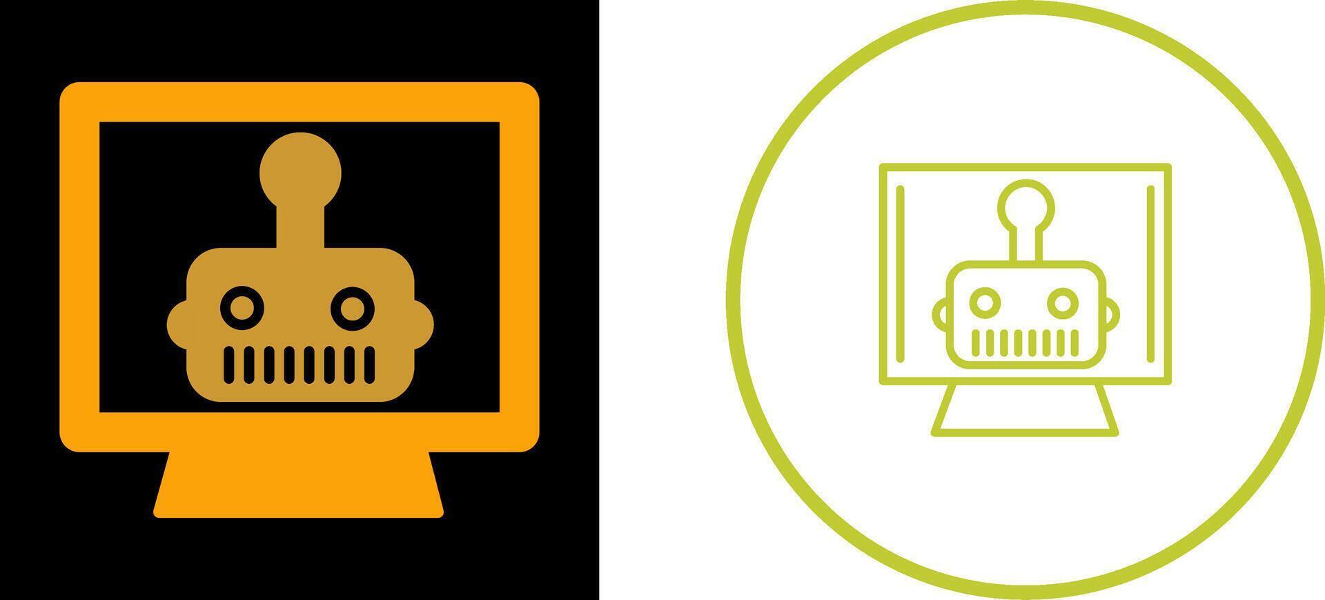 Artificial Bot Vector Icon
