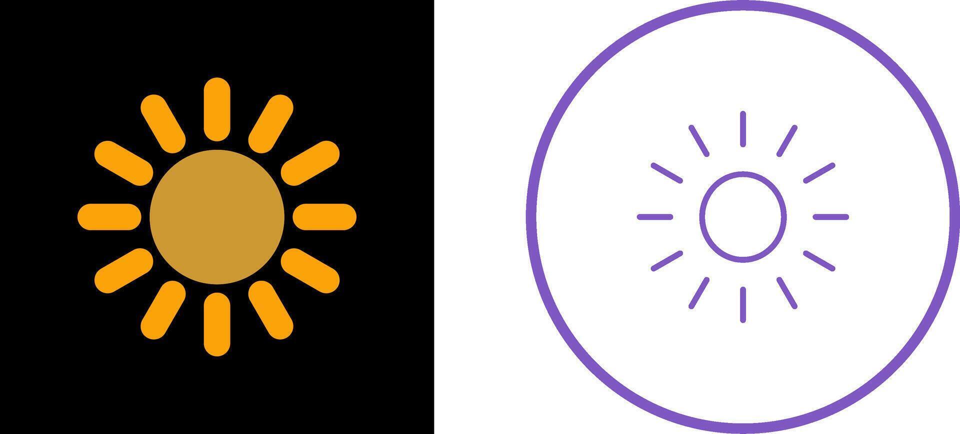 Sun Vector Icon