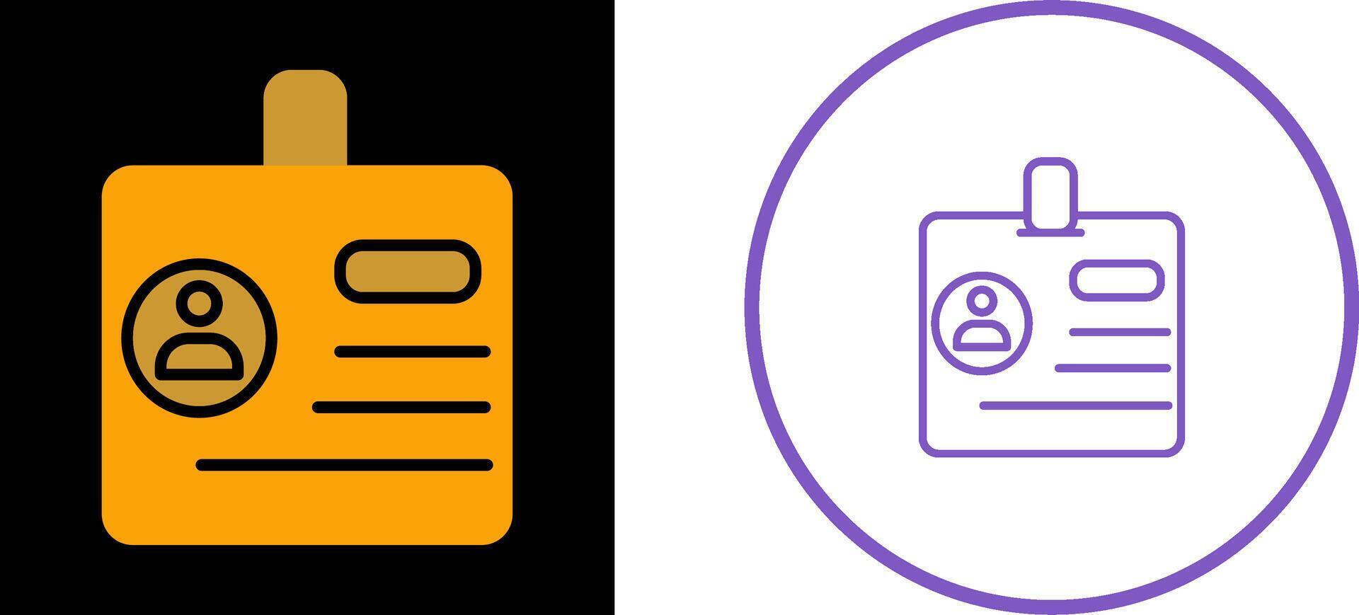 Identification Vector Icon