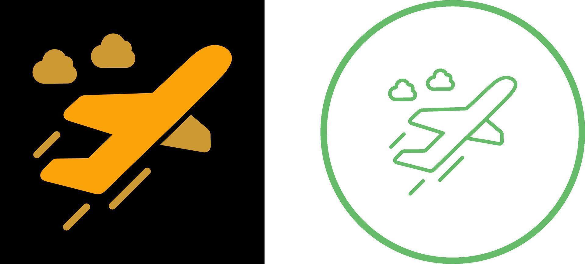 Flight Takeoff Vector Icon