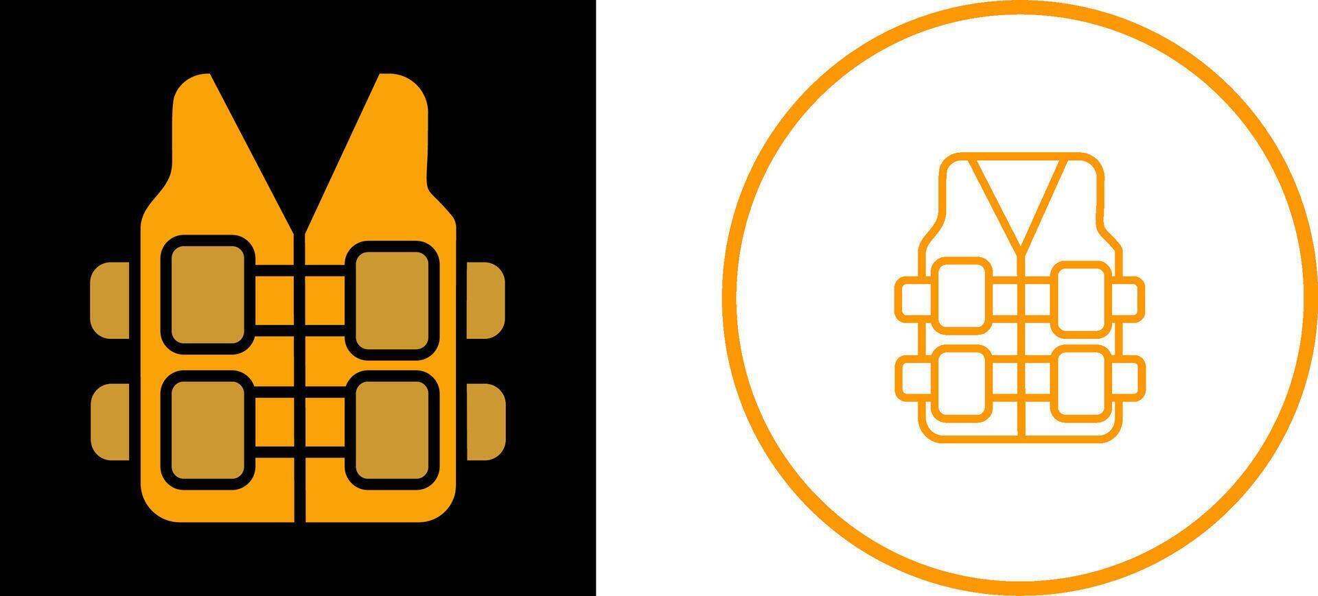 Bullet Proof Vest Vector Icon