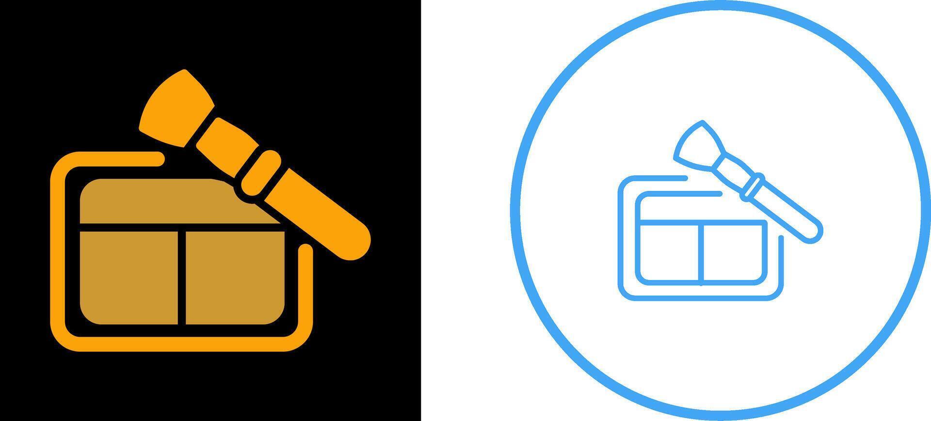 Blushon Brush Vector Icon