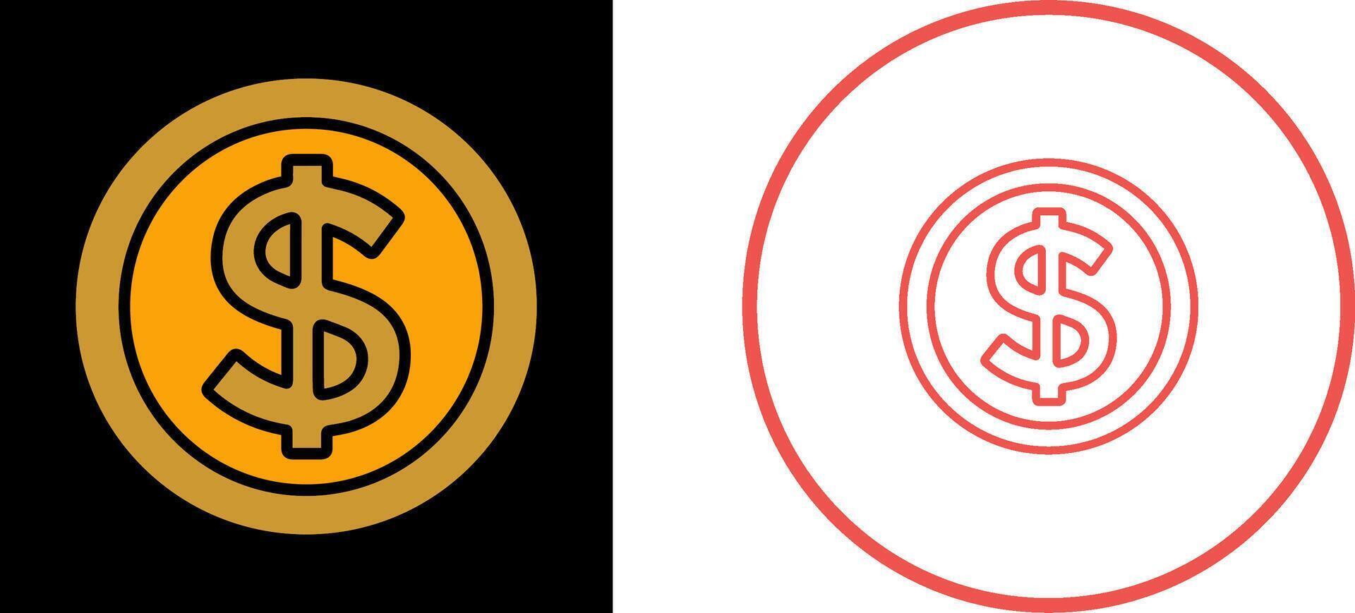 Dollar Symbol Vector Icon