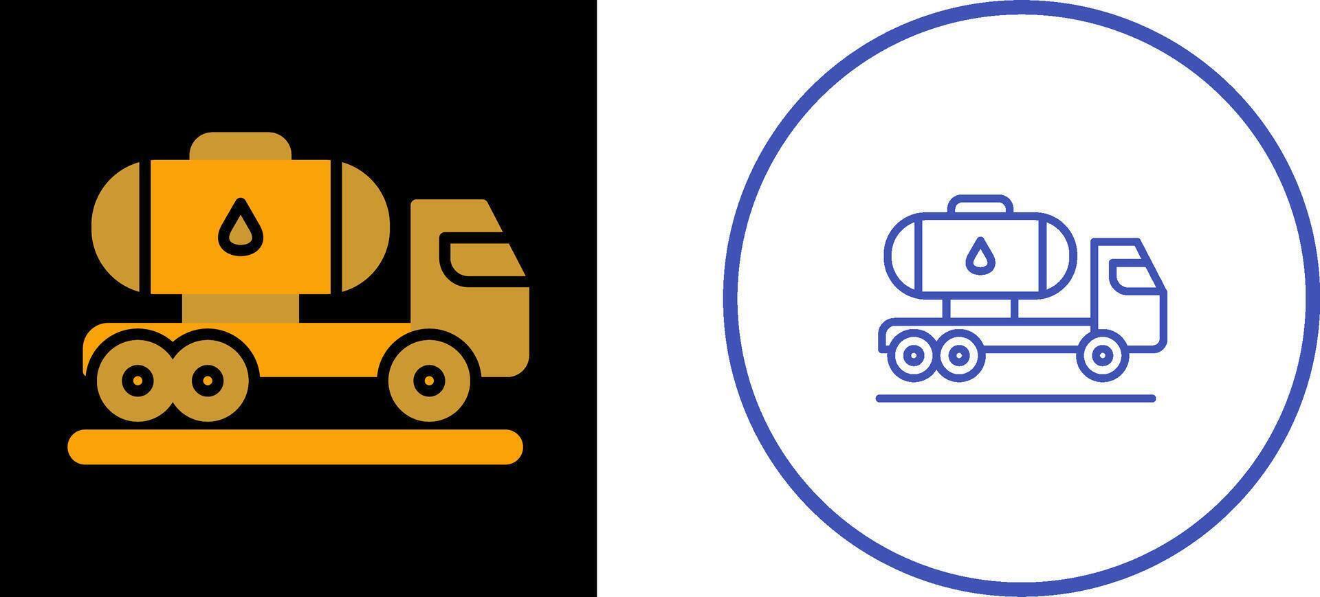 Tank Truck Vector Icon