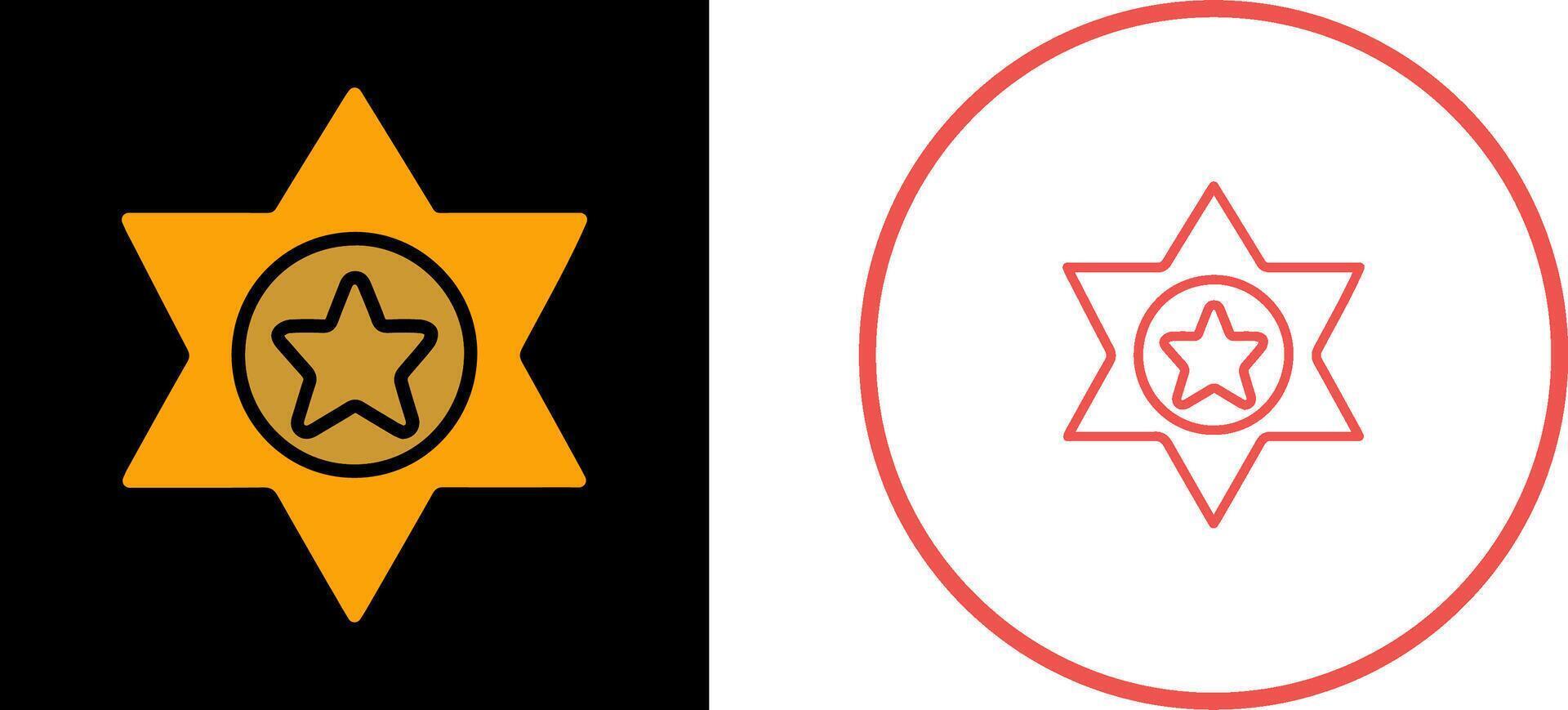 Sheriff Vector Icon