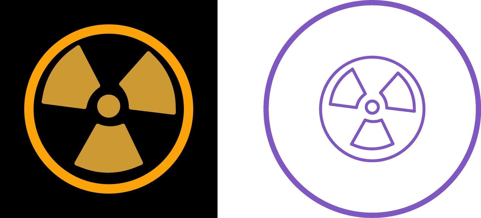 Nuclear Vector Icon