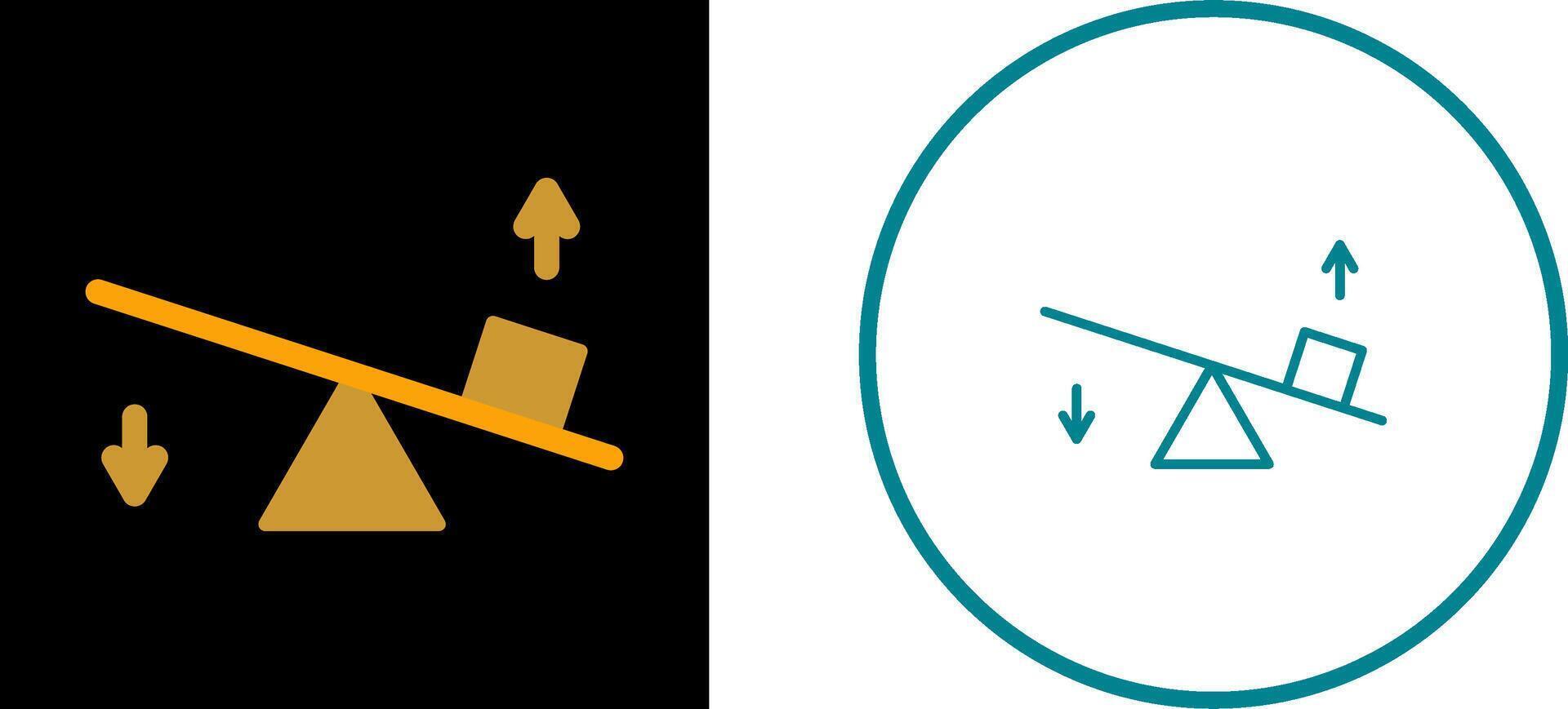 Seesaw Vector Icon