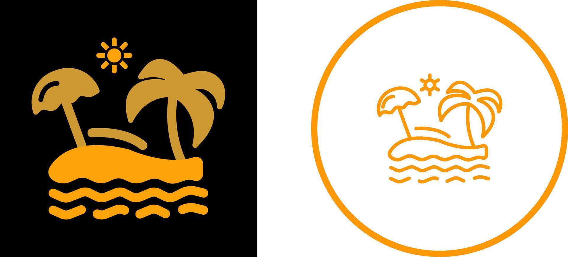 Beach Vector Icon