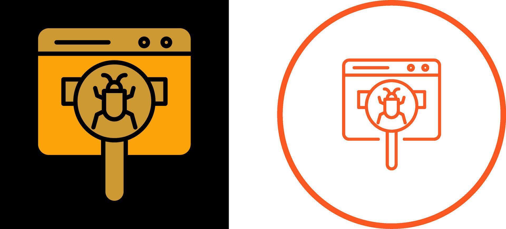 Web Bug Vector Icon