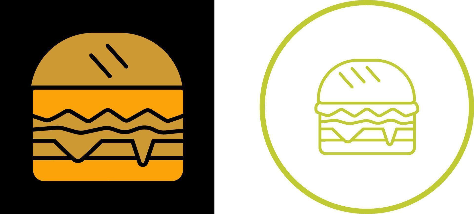 Hamburger Vector Icon