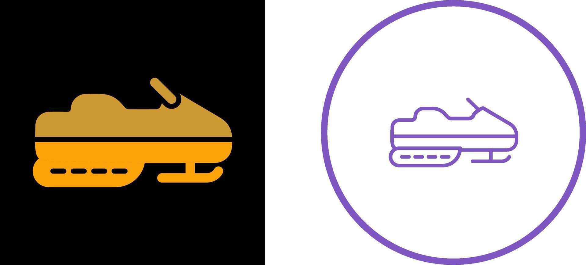 Snowmobile Vector Icon