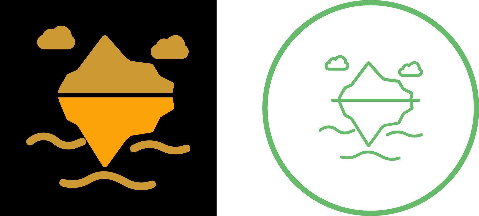 Iceberg Vector Icon