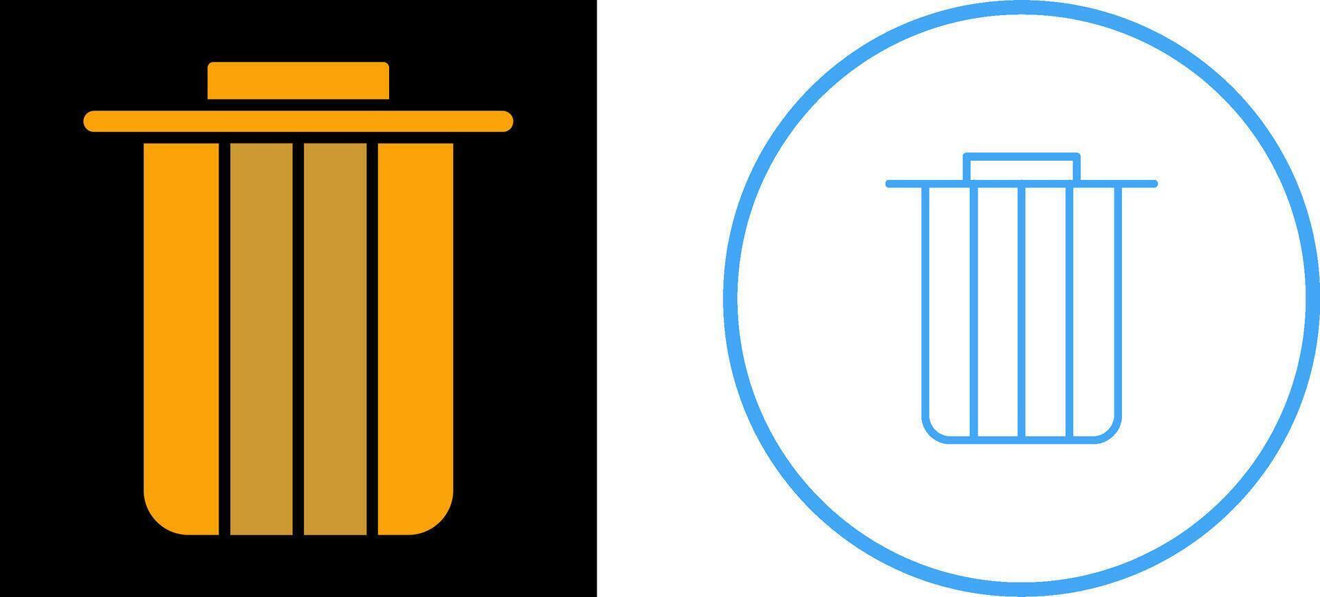 Dustbin Vector Icon