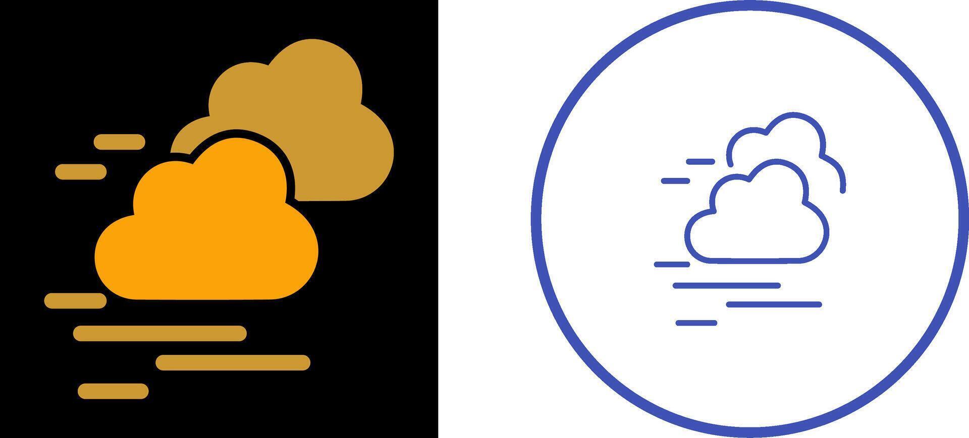 icono de vector de nube