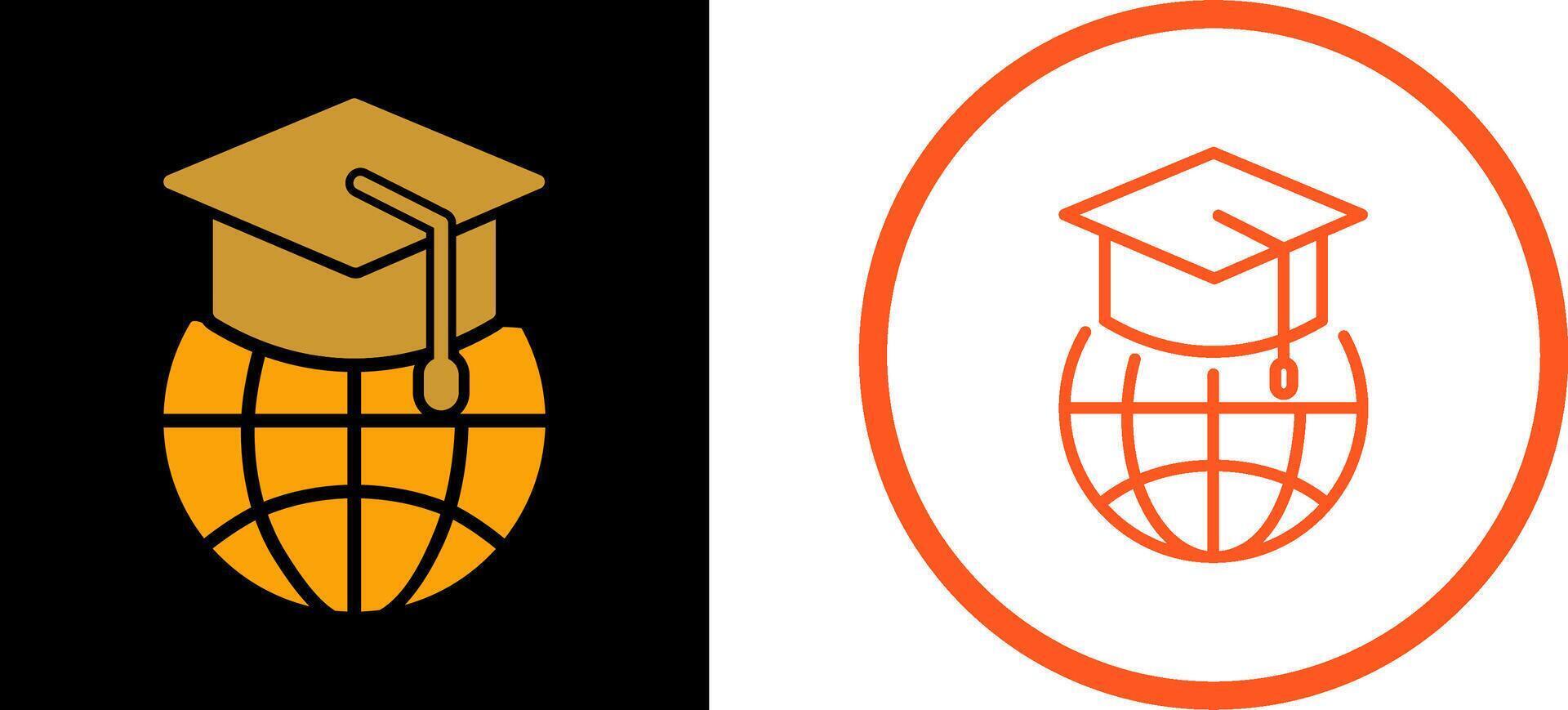 Global Education Vector Icon