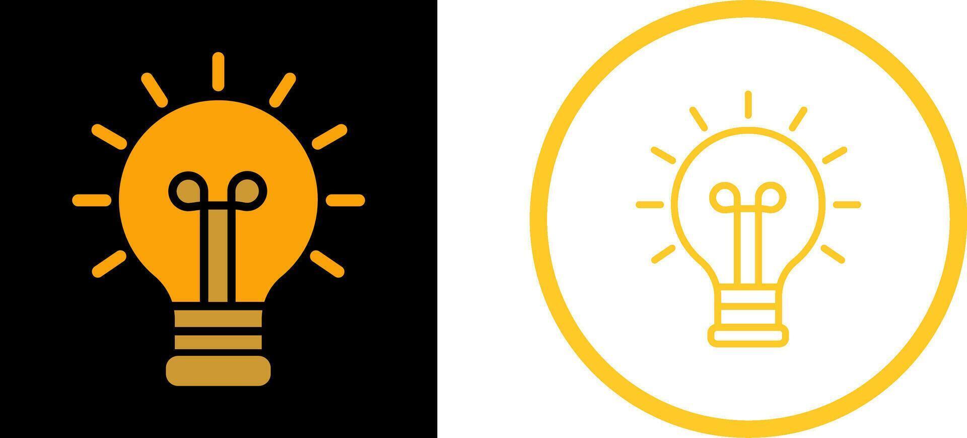 Light Bulb Vector Icon