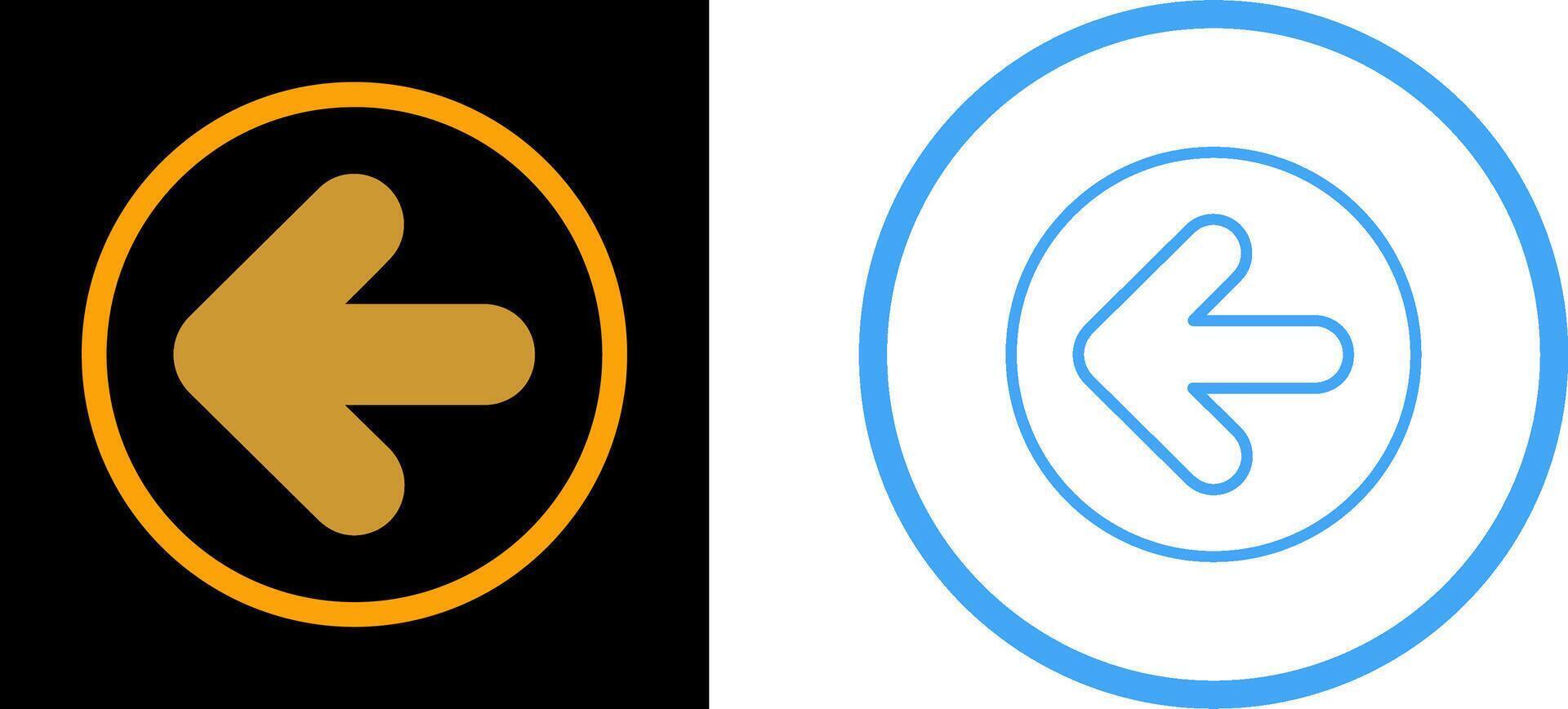 To Left Vector Icon