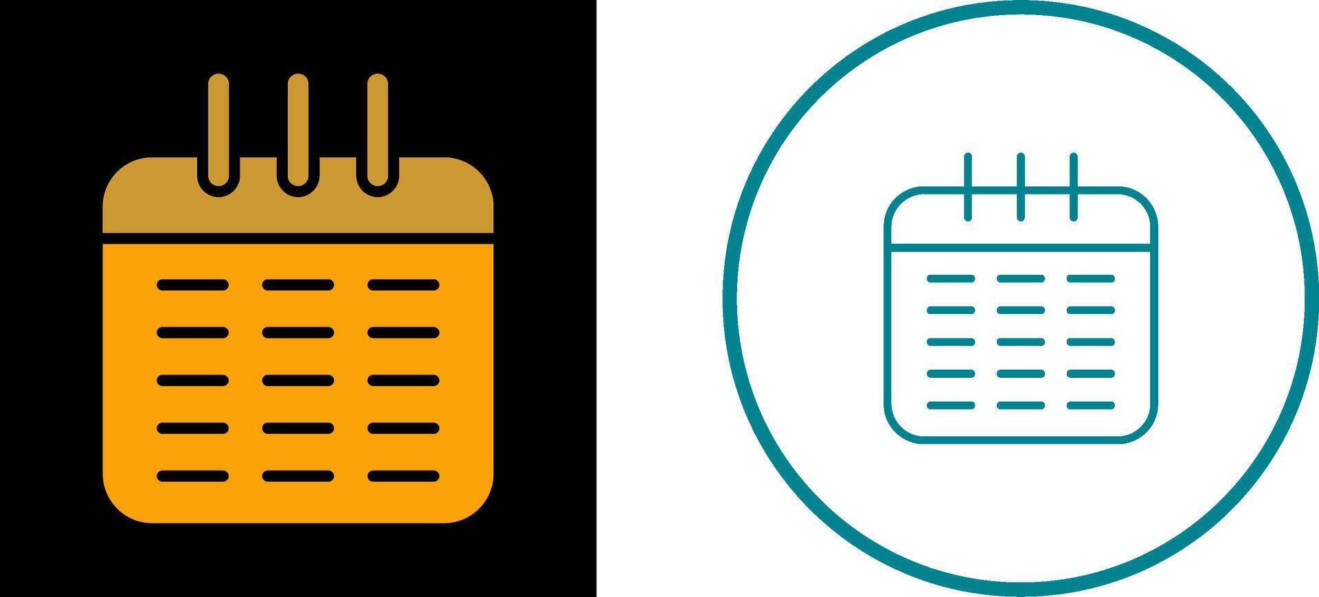 Calendar Vector Icon