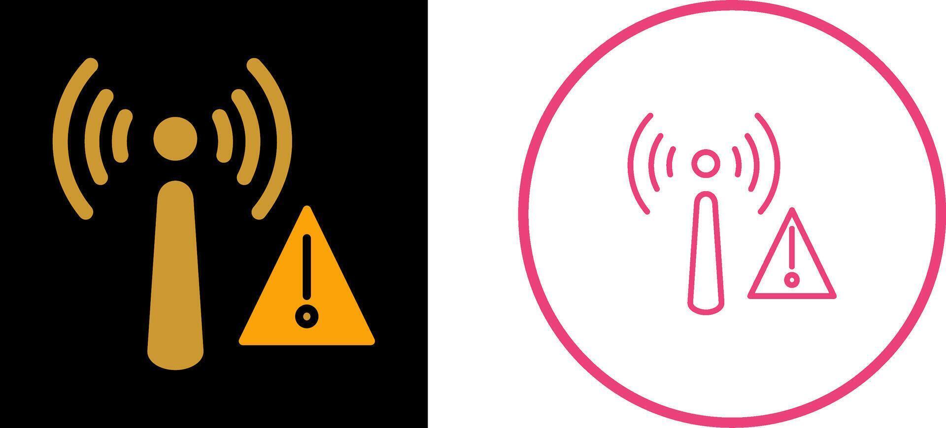 Non Ionizing Radiation Vector Icon