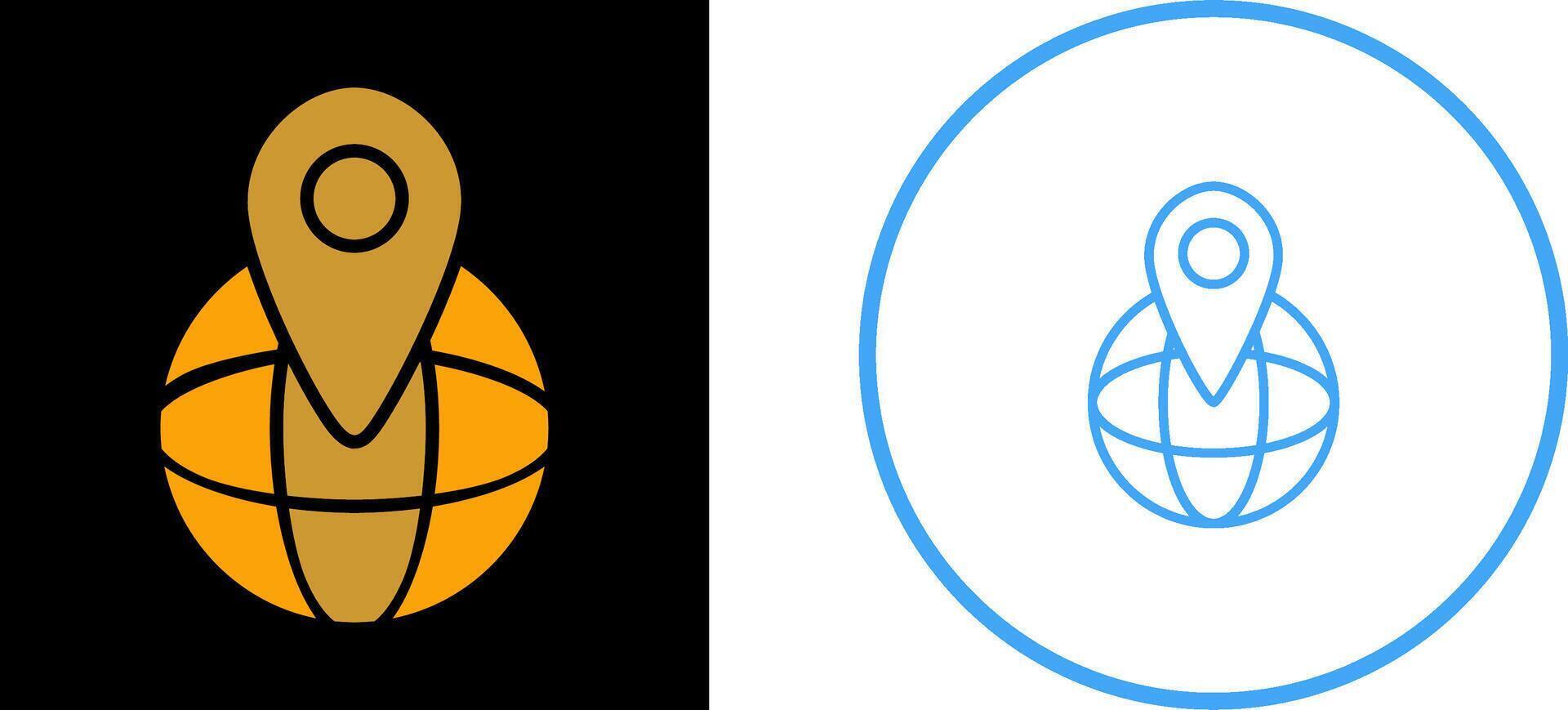 Global Locations Vector Icon
