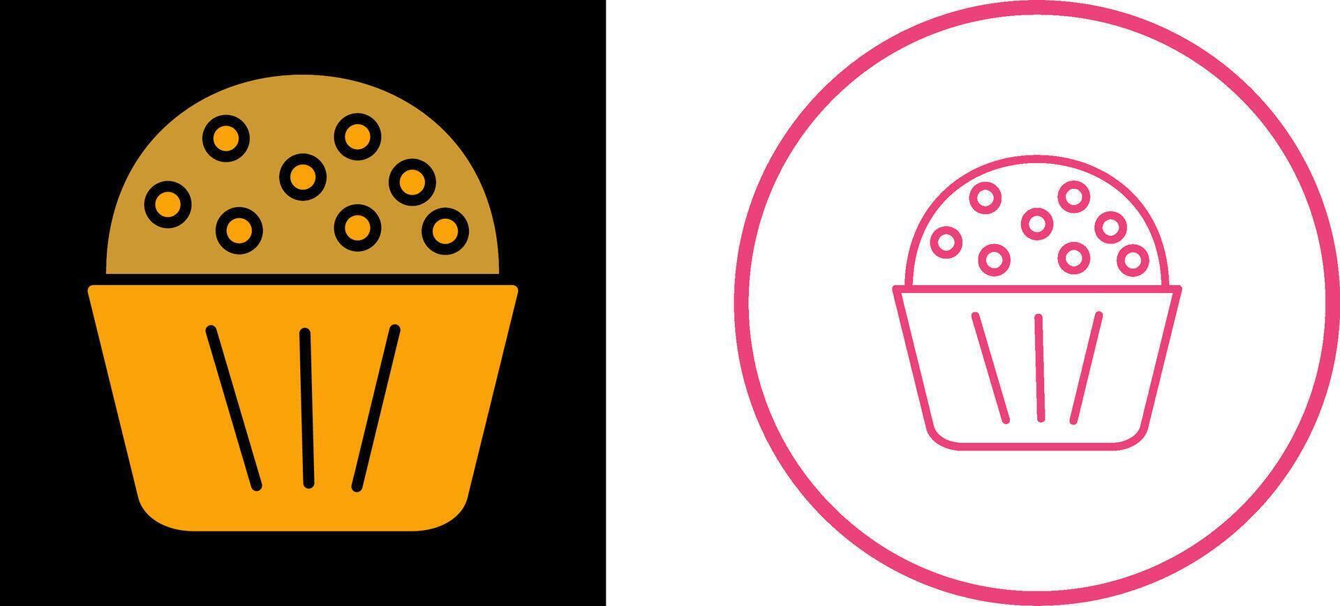 Chocolate Muffin Vector Icon