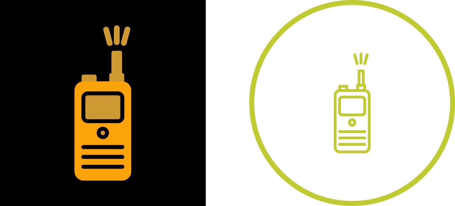 Walkie Talkie Vector Icon