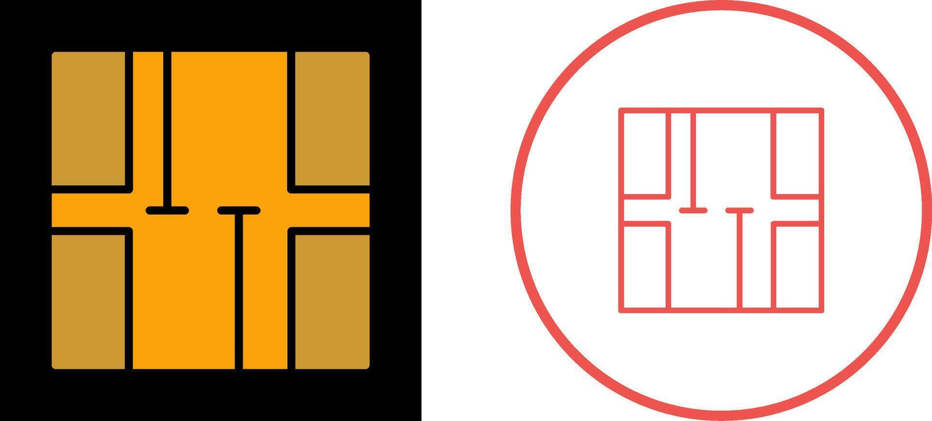 Evacuation Plan Vector Icon