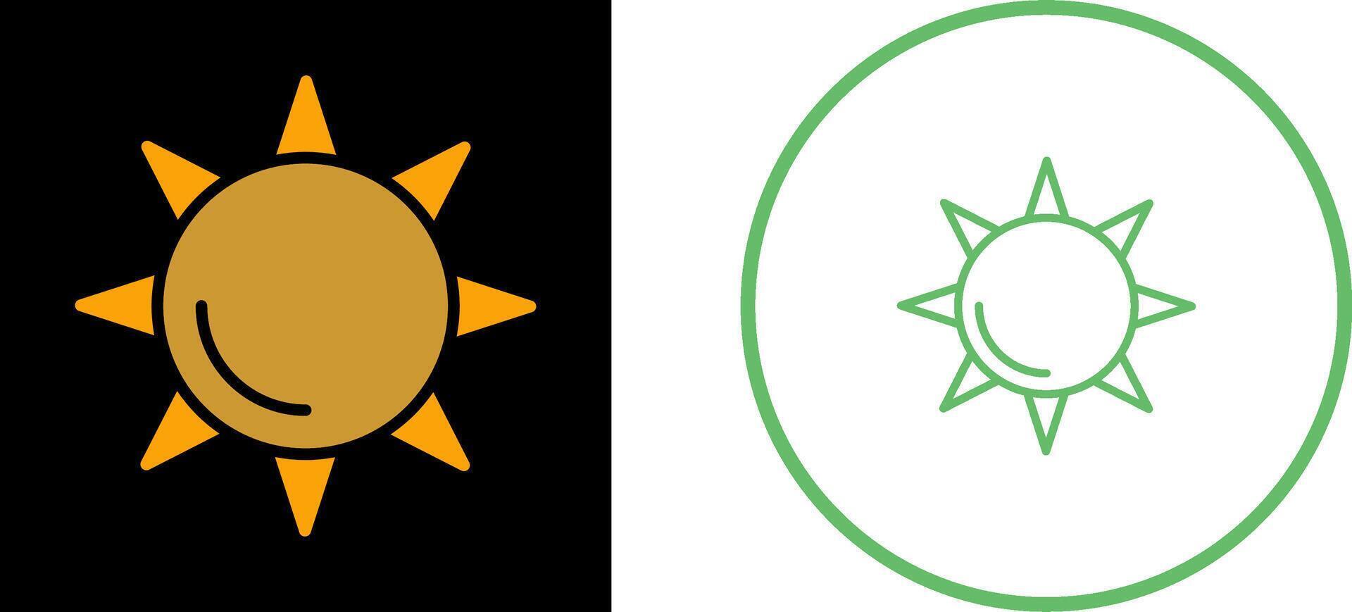 Sun Vector Icon