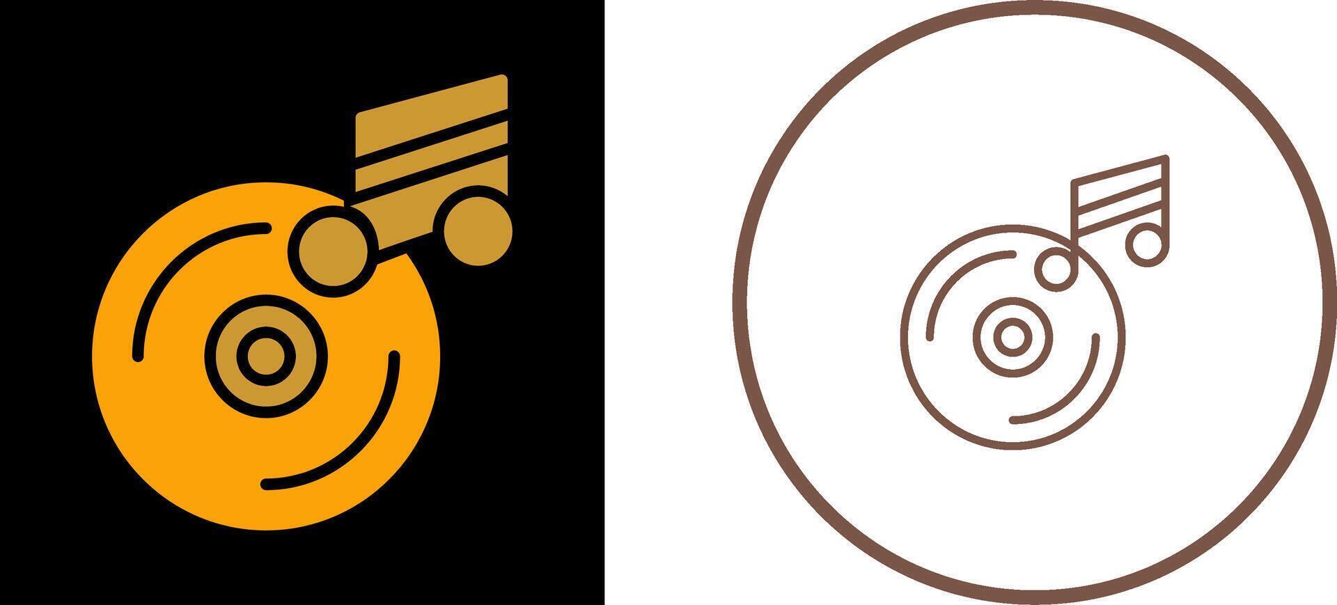 Music CD Vector Icon