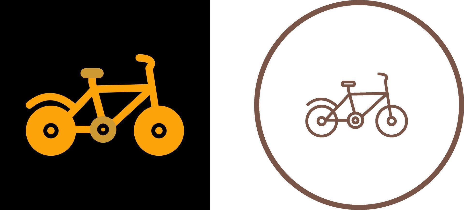 icono de vector de bicicleta