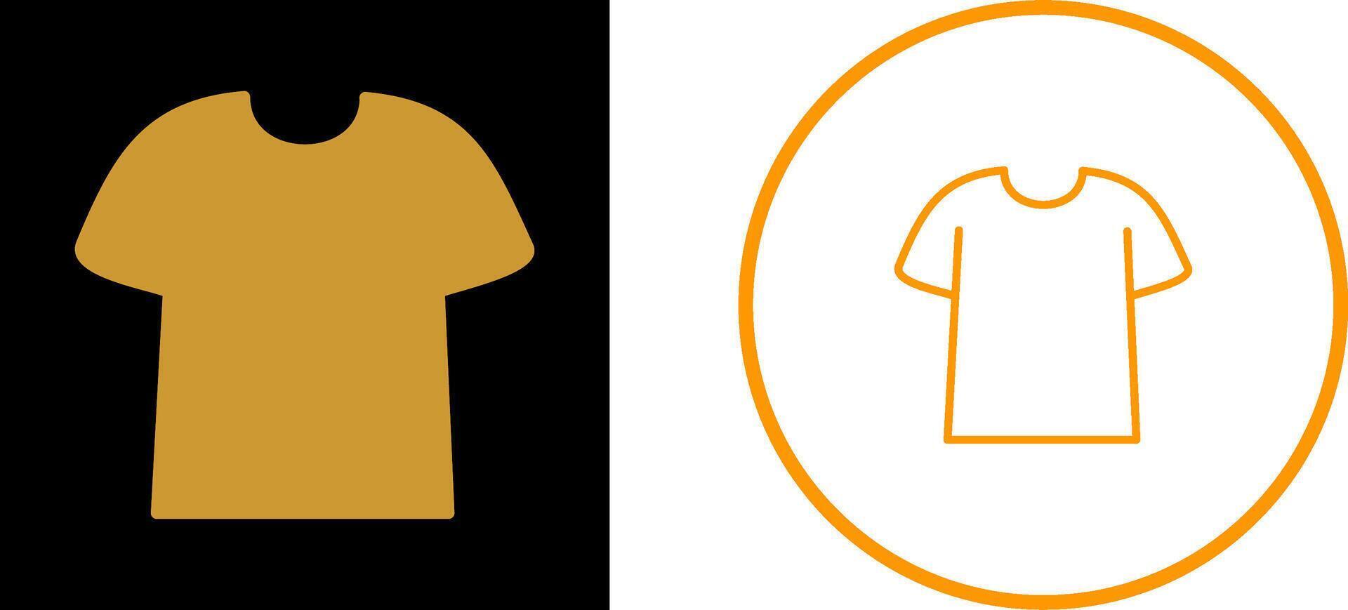 Plain T Shirt Vector Icon