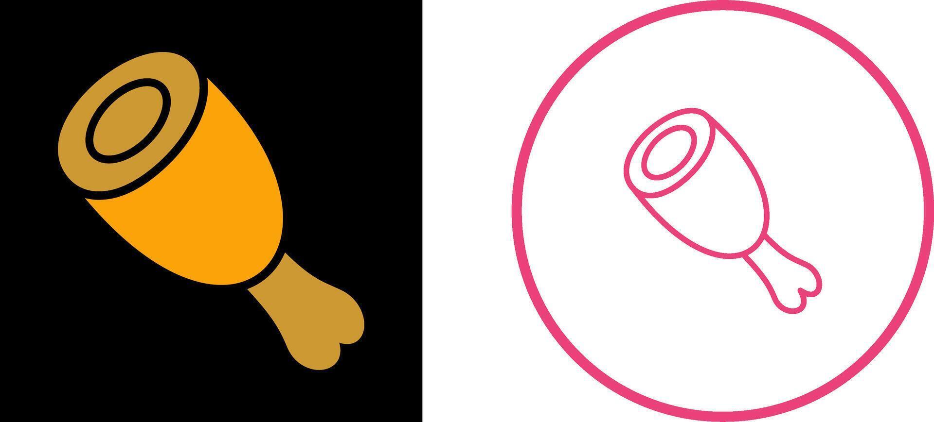 Cooked Ham Vector Icon