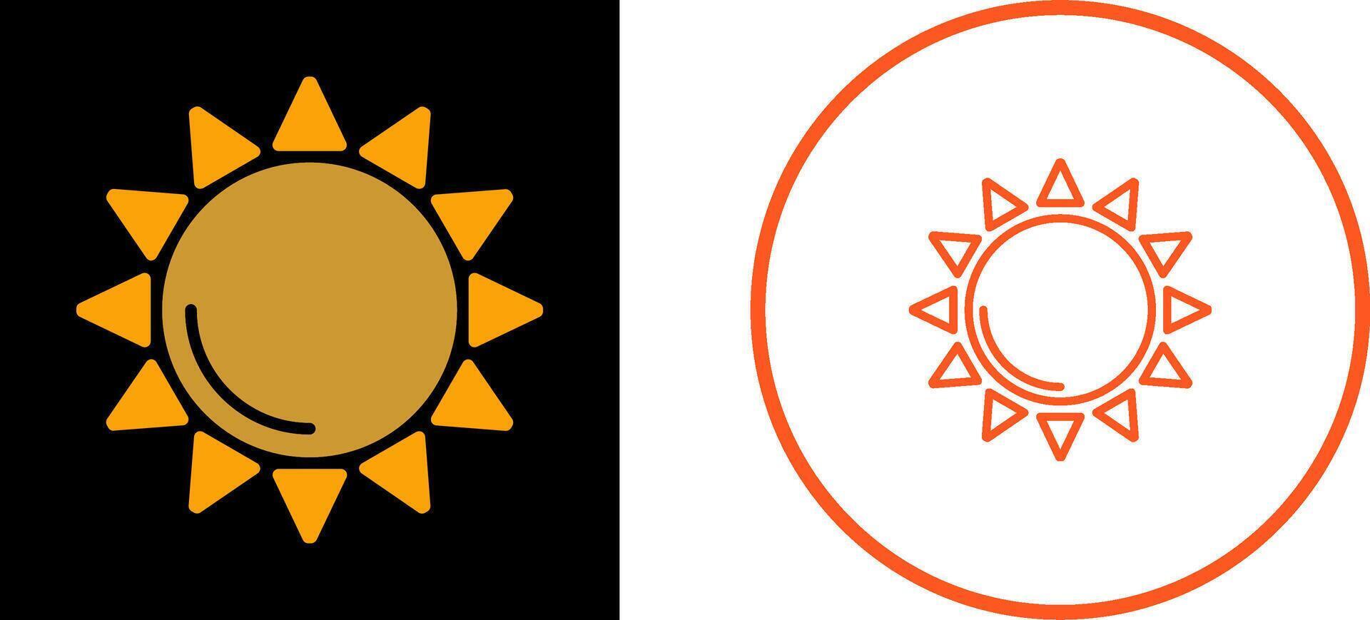 Sun Vector Icon
