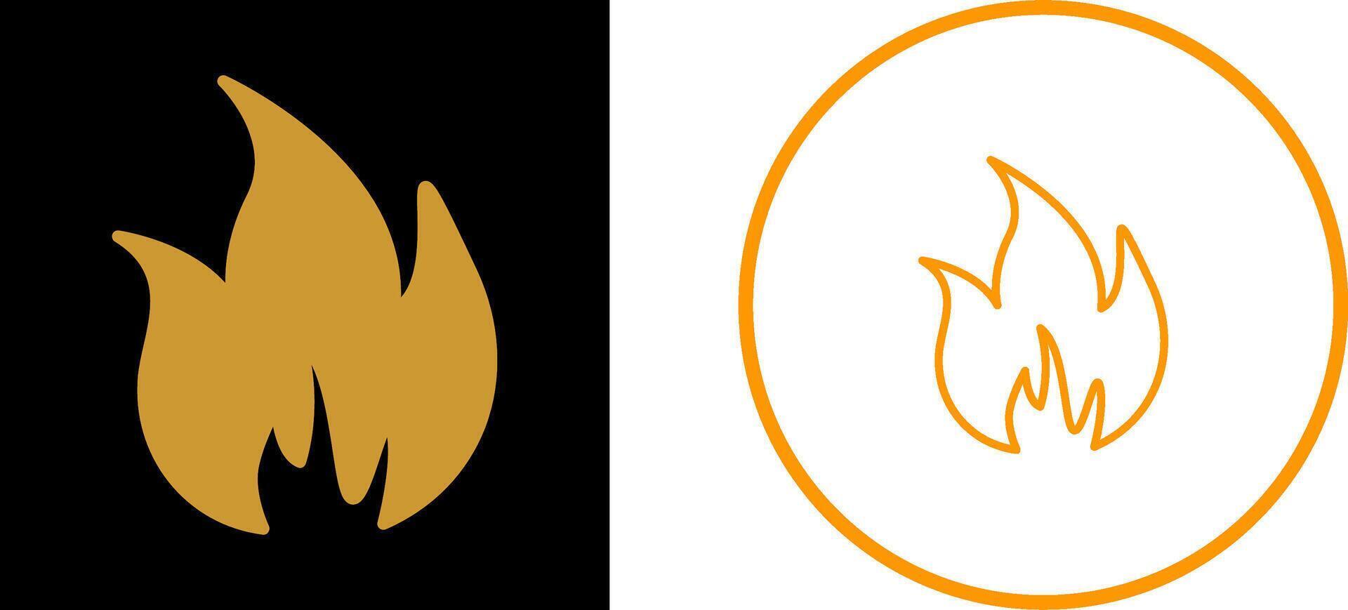 Flame Vector Icon