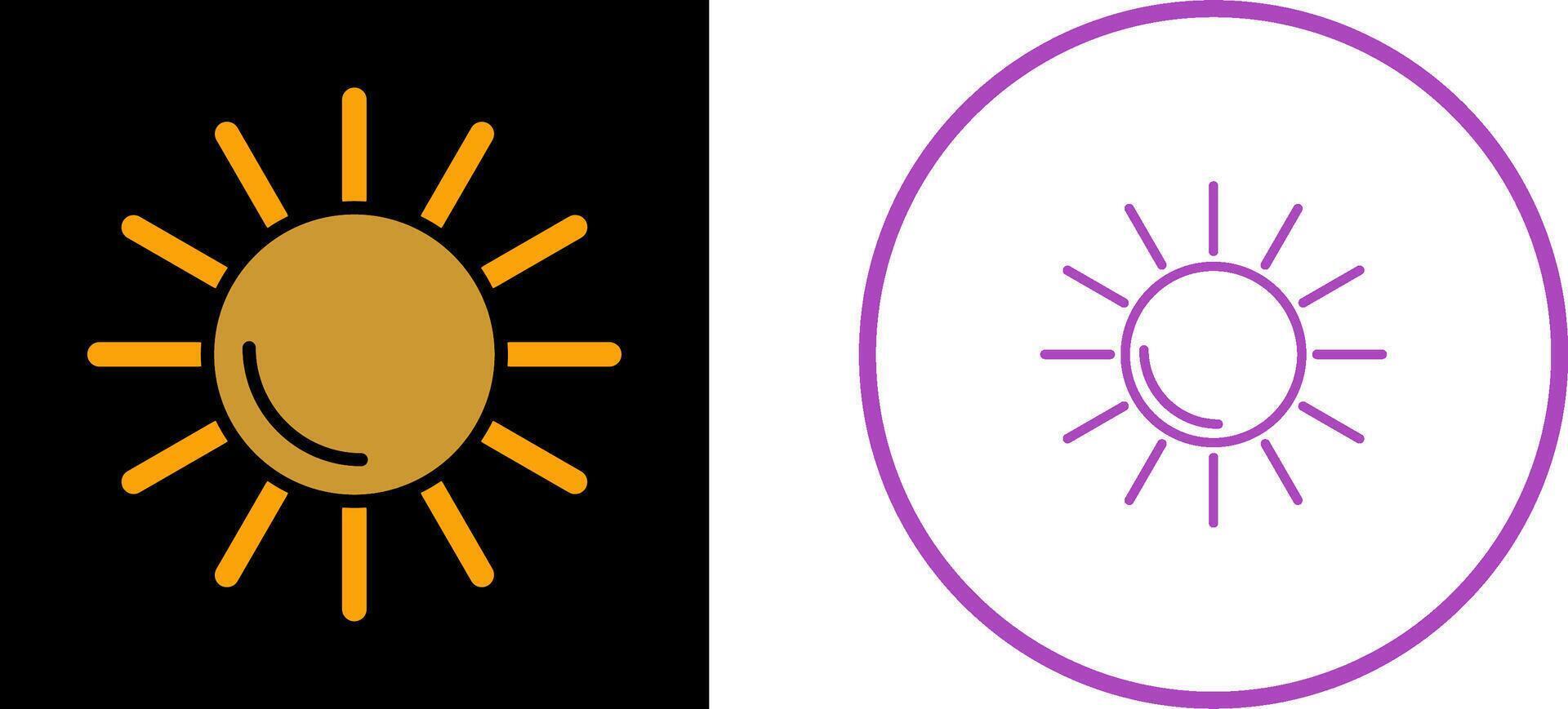 Sun Vector Icon