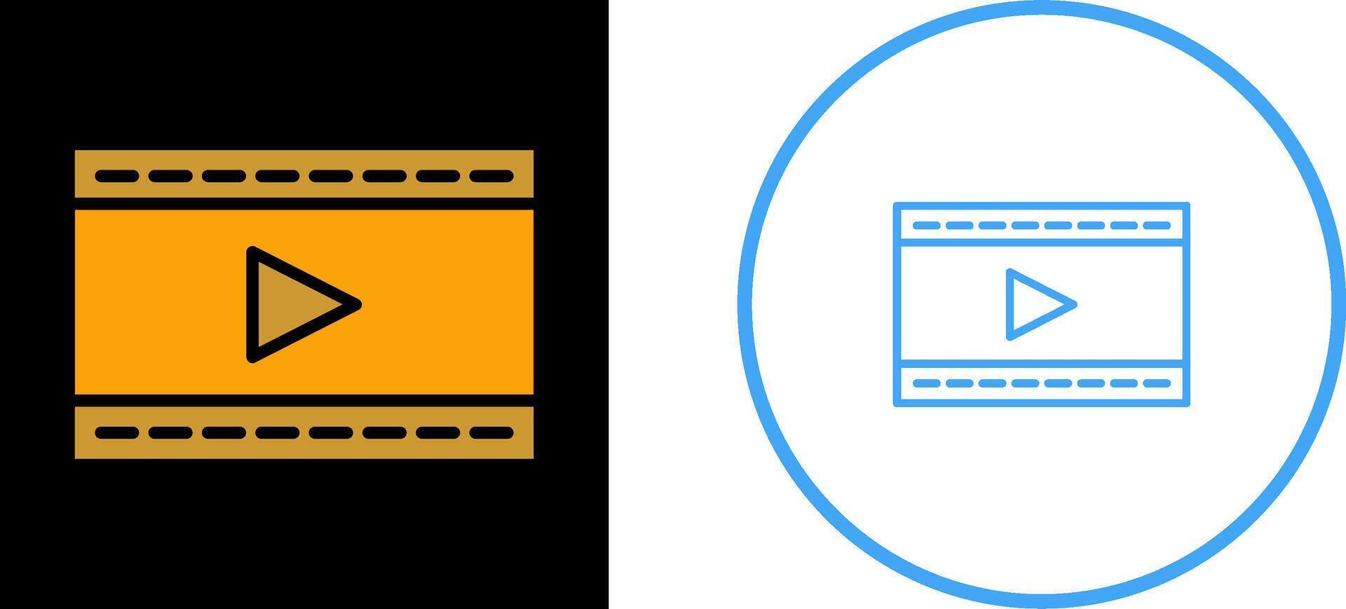 Video and Animation Vector Icon