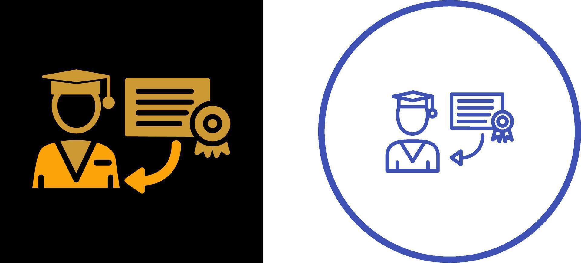Receiving Degree Vector Icon