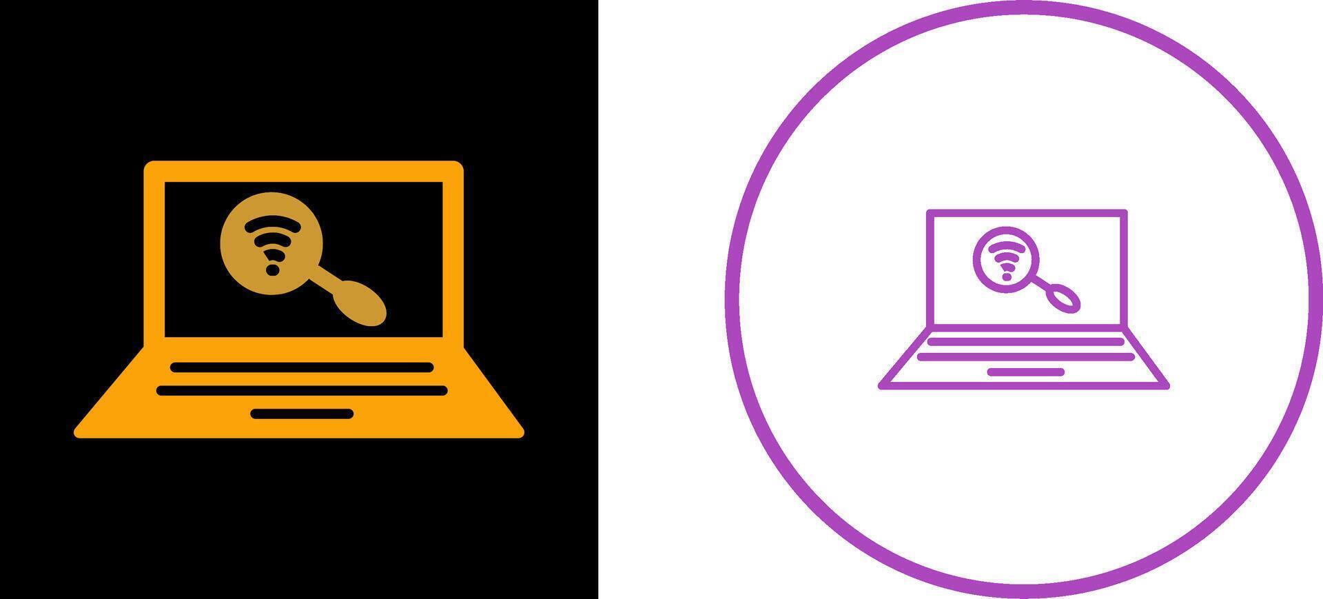 Find on Internet Vector Icon